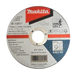 Disco De Corte 4 1/2 X 1/16¨