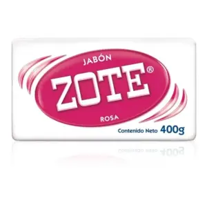 Jabón Pastilla Zote Barra 400 Gr